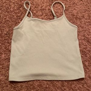 pastel green american eagle tank top